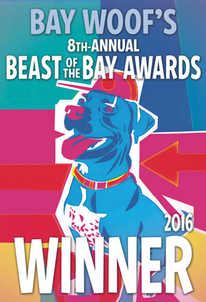 The Bay Woofs 8th annual beast of the bay award winner 2016