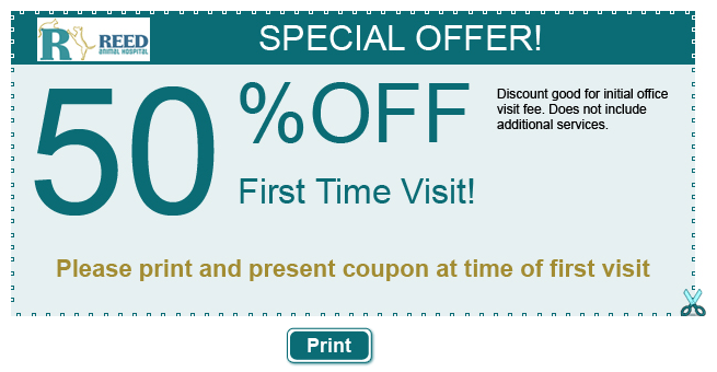 50% off first time visit coupon from Dr. Daves at Campbell, CA